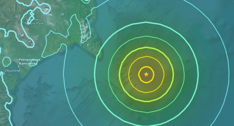Tsunami warning issued after two large quakes rock Russiaâs Pacific coast